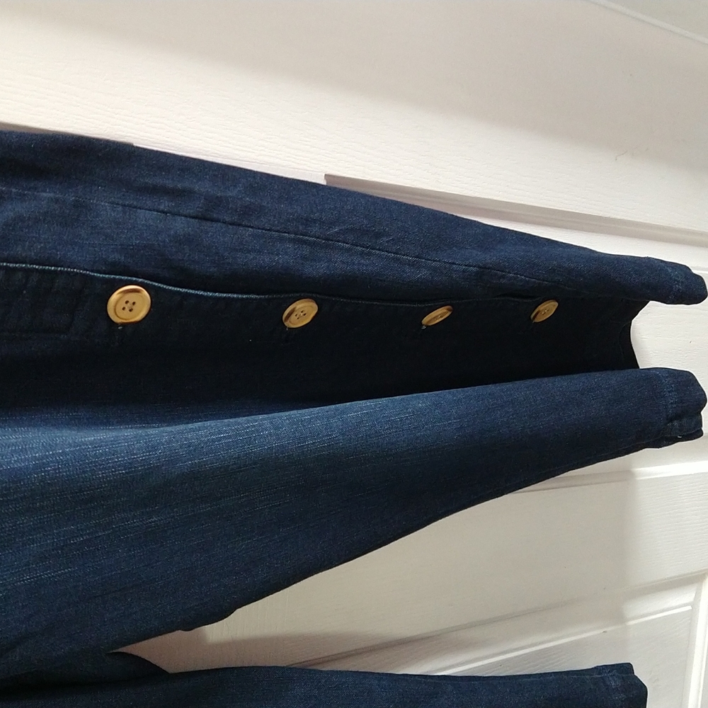 Soft Surroundings Denim Capri Pants - Picture 3 of 7